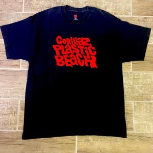 Gorillaz Plastic Beach og promo t shirt